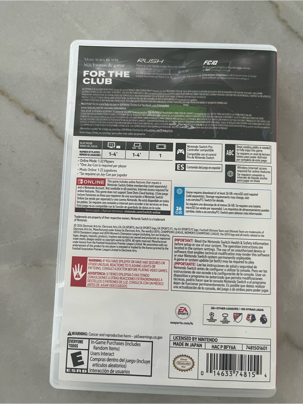 FC 25 Nintendo Switch Game - Picture 2 of 3